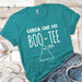 Check Out My Boo-Tee Premium Tees T-Shirts CustomCat Tahiti Blue X-Small 