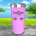 Mama Shark (CUSTOM) With Child's Name Engraved Tumblers Tumbler Southland 20oz Tumbler Lavender 