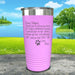 PERSONALIZED Dear Dog Mom Love Your Dog Engraved Tumbler Tumbler ZLAZER 20oz Tumbler Lavender 