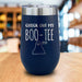 Boo-Tee Engraved Wine Tumbler LemonsAreBlue 16oz Wine Tumbler Navy 