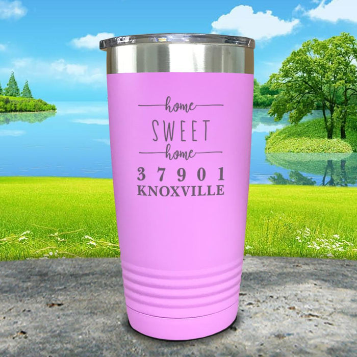 Home Sweet Home Zip Code Engraved Tumbler