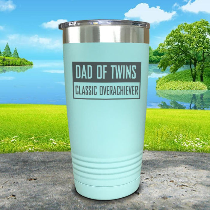 Dad Of Twins Engraved Tumbler