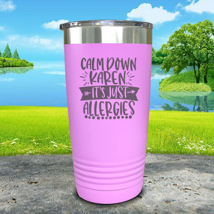 Calm Down Karen Engraved Tumbler