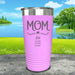 Mom Est (CUSTOM) Engraved Tumblers Tumbler ZLAZER 20oz Tumbler Lavender 