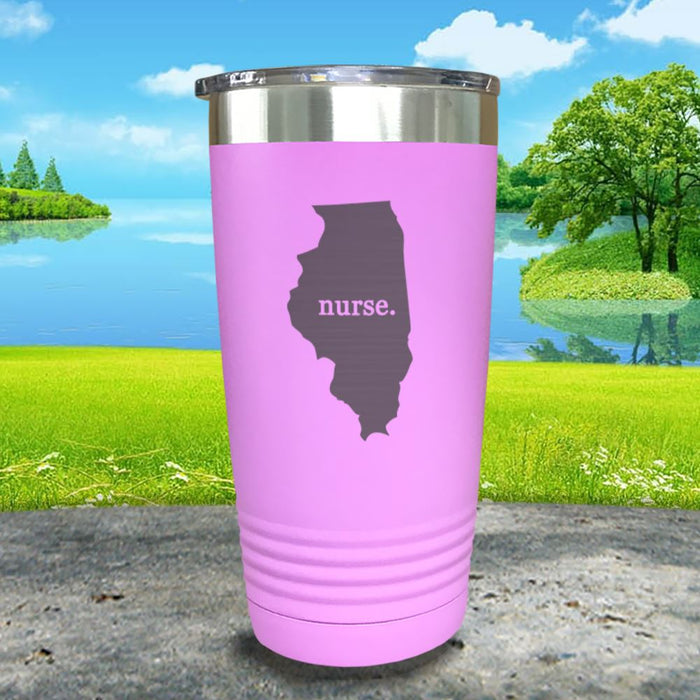 Nurse Illinois Premium Laser Engraved Tumbler