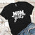 Mom Of The Girls Premium Tees T-Shirts CustomCat Black X-Small 