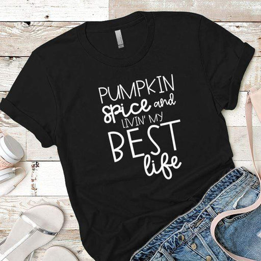 Best Life Premium Tees T-Shirts CustomCat Black X-Small 