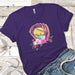 Softball Glove Premium Tees T-Shirts CustomCat Purple Rush/ X-Small 