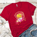 Softball Glove Premium Tees T-Shirts CustomCat Red X-Small 