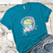 Softball Glove Premium Tees T-Shirts CustomCat Turquoise X-Small 