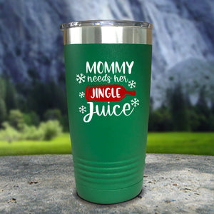 Mommy Needs Her Jingle Juice Color Printed Tumblers