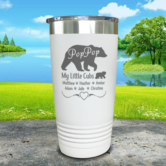 Grandparents Bear (CUSTOM) With Names Engraved Tumblers