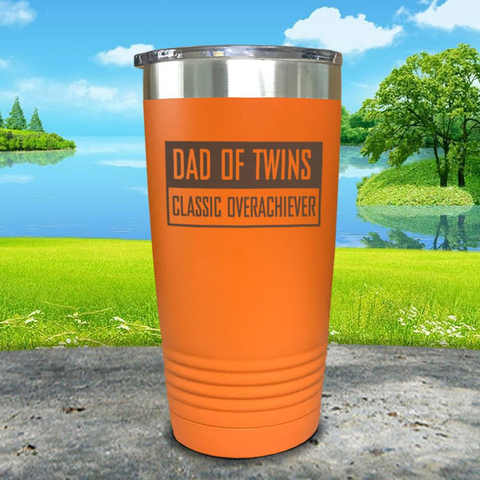 Dad Of Twins Engraved Tumbler