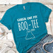 Check Out My Boo-Tee Premium Tees T-Shirts CustomCat Turquoise X-Small 