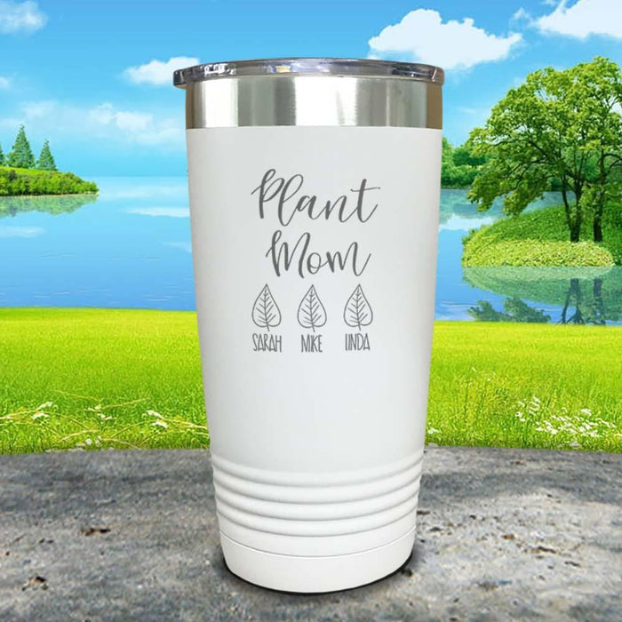 Personalized Plant Mom Engraved Tumbler