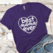 Best Mama Ever Premium Tees T-Shirts CustomCat Purple Rush/ X-Small 