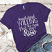 Good Lord Willing Premium Tees T-Shirts CustomCat Purple Rush/ X-Small 