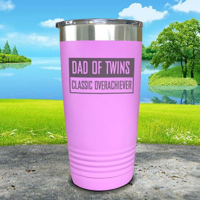 Dad Of Twins Engraved Tumbler