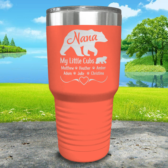 Grandparents Bear (CUSTOM) With Names Engraved Tumblers