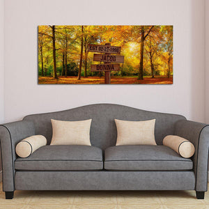 Personalized Forest Oversized Premium Canvas