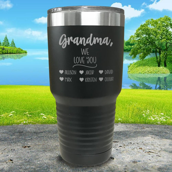 Personalized Grandparents We Love You Engraved Tumbler