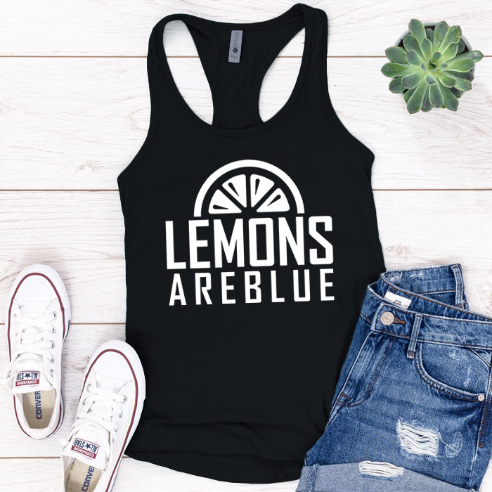 Lemons Are Blue Logo Premium Tank Top