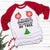 Like My Ornaments See My Tree Raglan T-Shirts CustomCat White/Red X-Small 