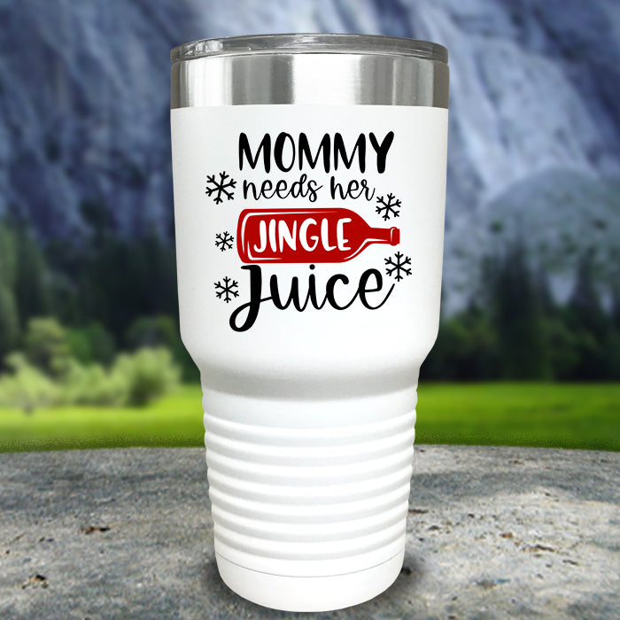 Mommy Needs Her Jingle Juice Color Printed Tumblers