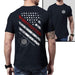 American Firefighter Duty Honor Courage Premium Tee T-Shirts CustomCat Midnight Navy X-Small 