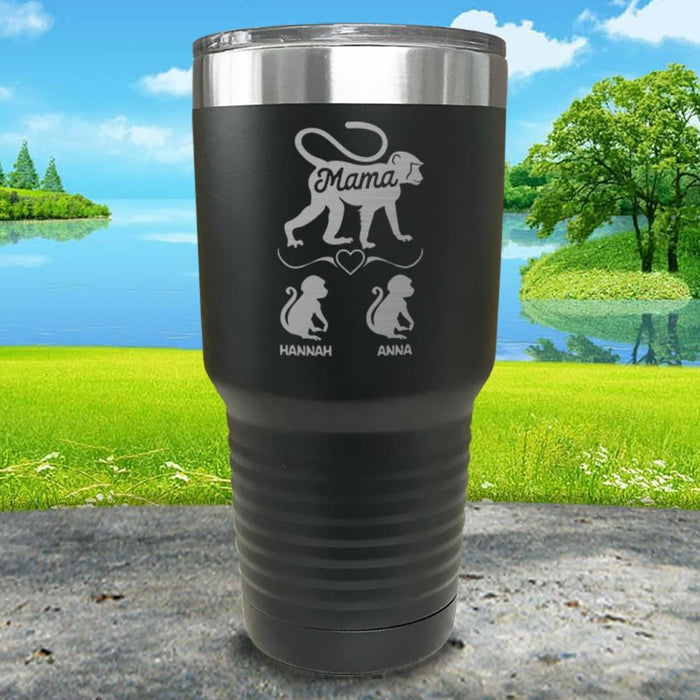 Mama Monkey Personalized Engraved Tumbler