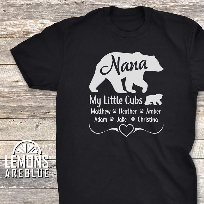 Grandparents Bear (CUSTOM) with Child's Name Premium Tee