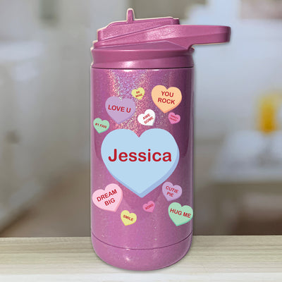 Mom Floral Letters Personalized With Kids Names Color Printed Tumblers -  LemonsAreBlue