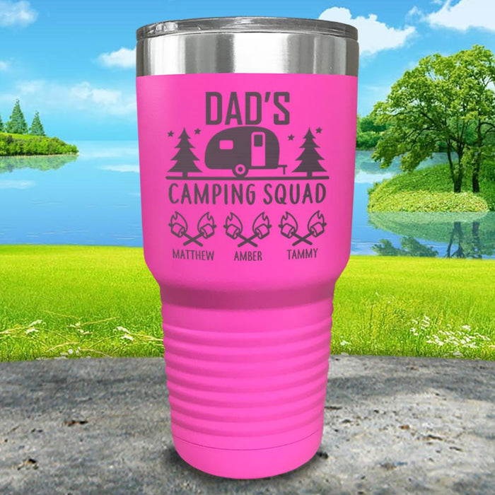 Camping Squad Customized Tumblers with Kids Names