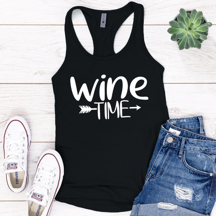 Wine Time Premium Tank Top