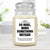 Stabbing is Frowned Upon, Burn This Custom Thinking of You Gift Candle