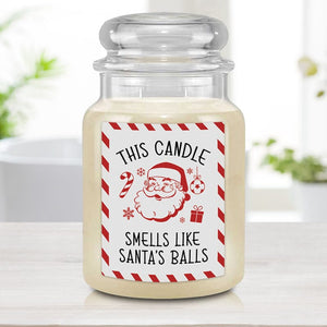 This Candle Smells Like Santa's Balls Candle