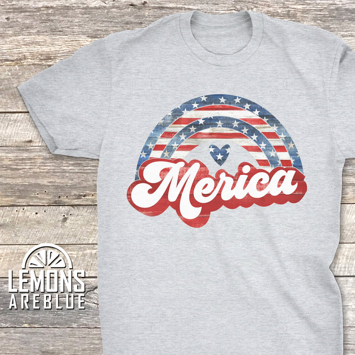 Merica Retro Premium Tees