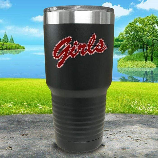 Famous Girls Color Printed Tumblers Tumbler Nocturnal Coatings 30oz Tumbler Black 