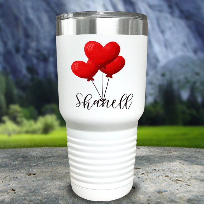 Heart Balloon Personalized Color Printed Tumblers