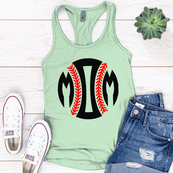 Baseball Mom Premium Tank Top