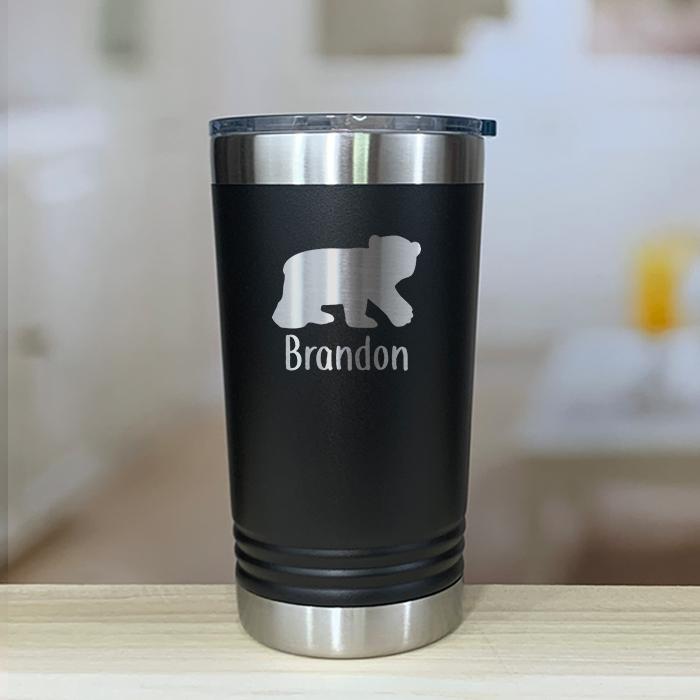 Personalized Bear Kids Engraved Tumbler