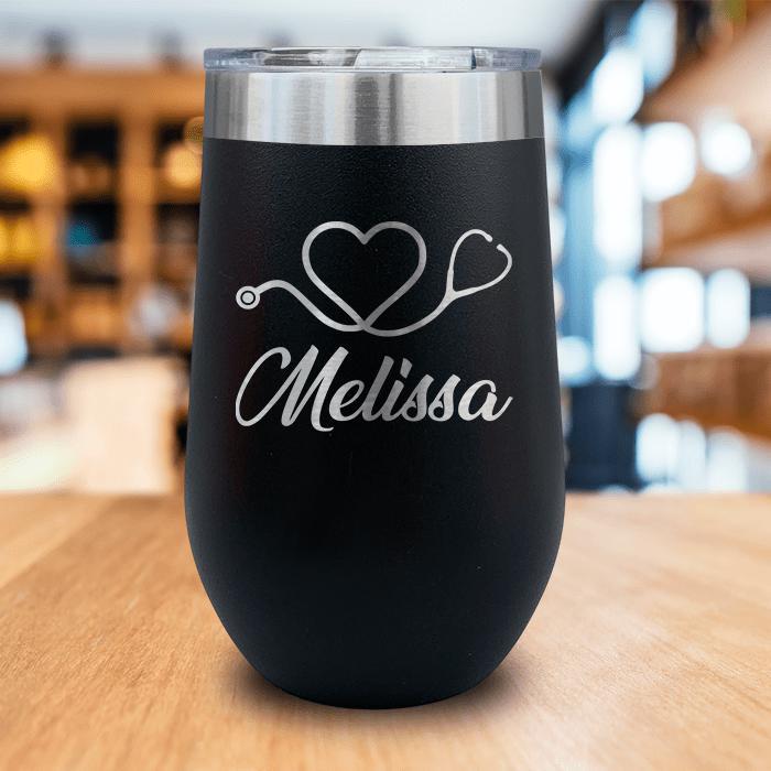 Nurse Love Engraved Wine Tumbler