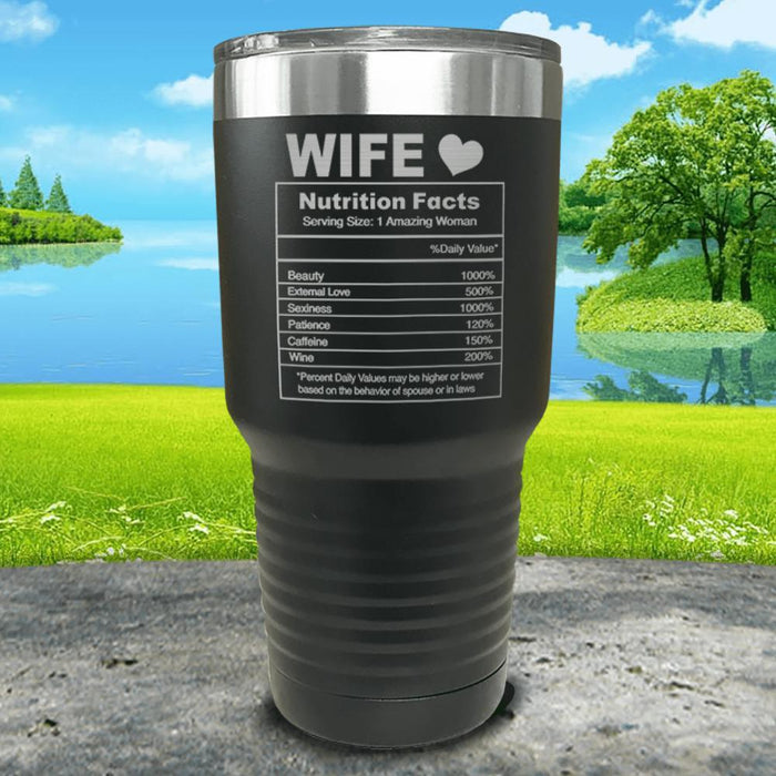 Nutrition Facts Engraved Tumbler