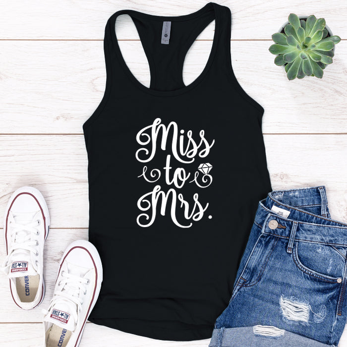 Miss To Mrs Premium Tank Top