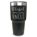 Blessed Uncle Engraved Tumbler Engraved Tumbler ZLAZER 30oz Tumbler Black 