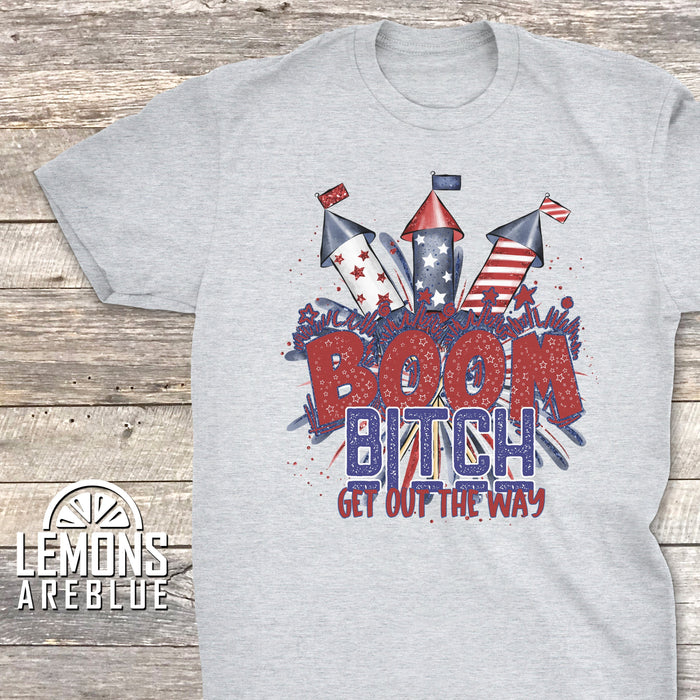 Boom OOPS Get Out The Way Premium Tees