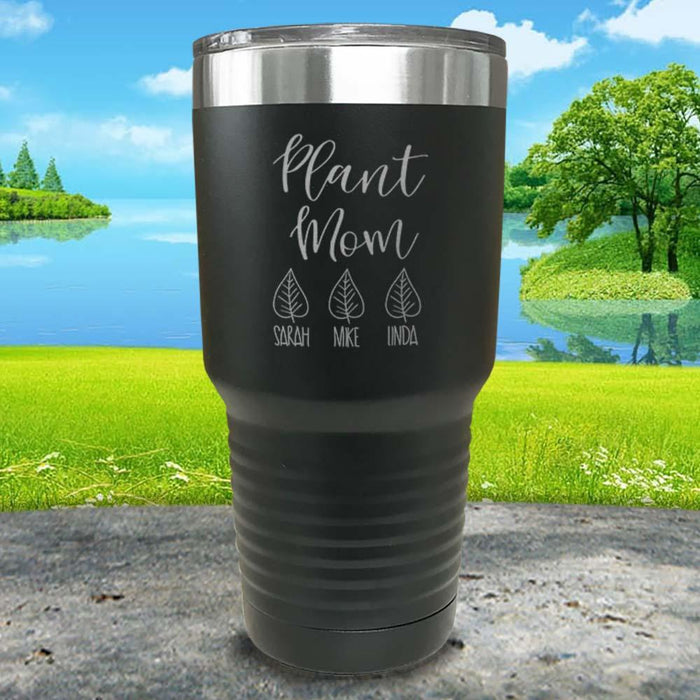 Personalized Plant Mom Engraved Tumbler