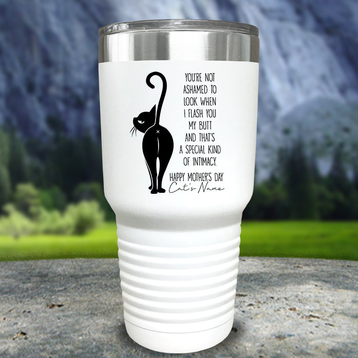 Personalized Cat Butt Funny Tumblers - Cat Mom Mother's Day Gift