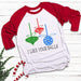 I Like Your Balls Raglan T-Shirts CustomCat White/Red X-Small 