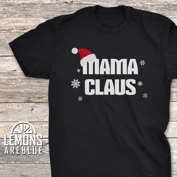 Mama And Papa Claus Premium Tee